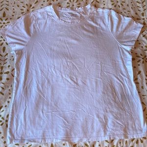Banana Republic White T-Shirt - Size Large